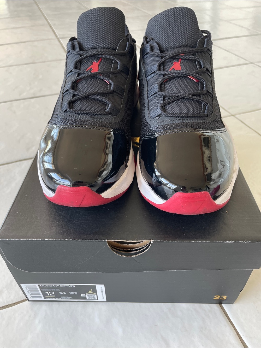 Jordan Men's Athletic Shoes Black Red